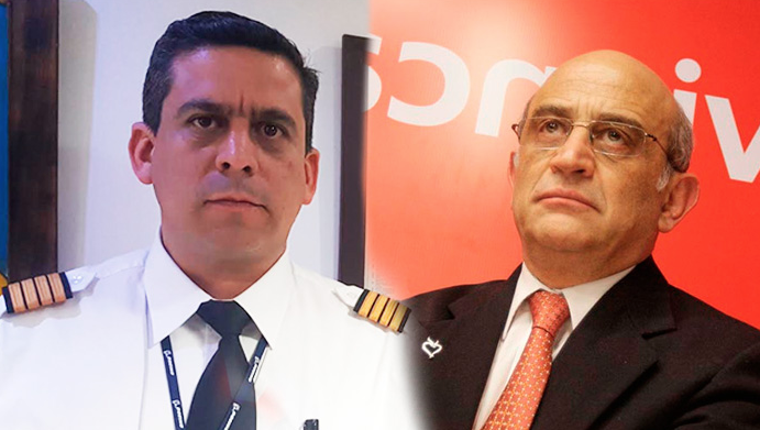 El templado capitán Hernández, uno de los chuzados por el contratista de Avianca