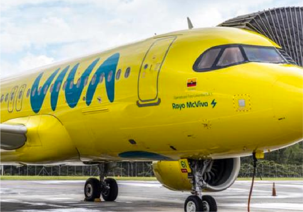 La aerolínea Viva emerge financieramente más fuerte